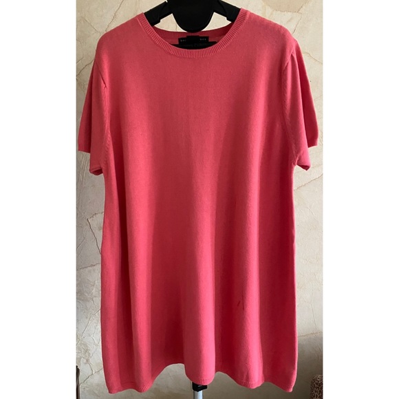 NWOT 2-Piece Salmon Knit Cardigan and Shirt Set XL - Picture 3 of 6